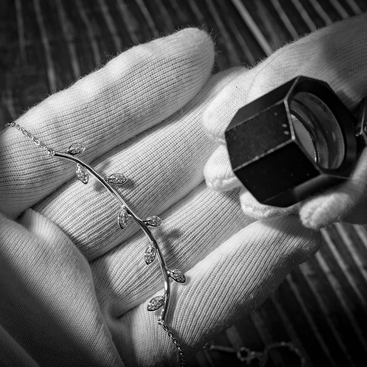 Flora leaf halskæde