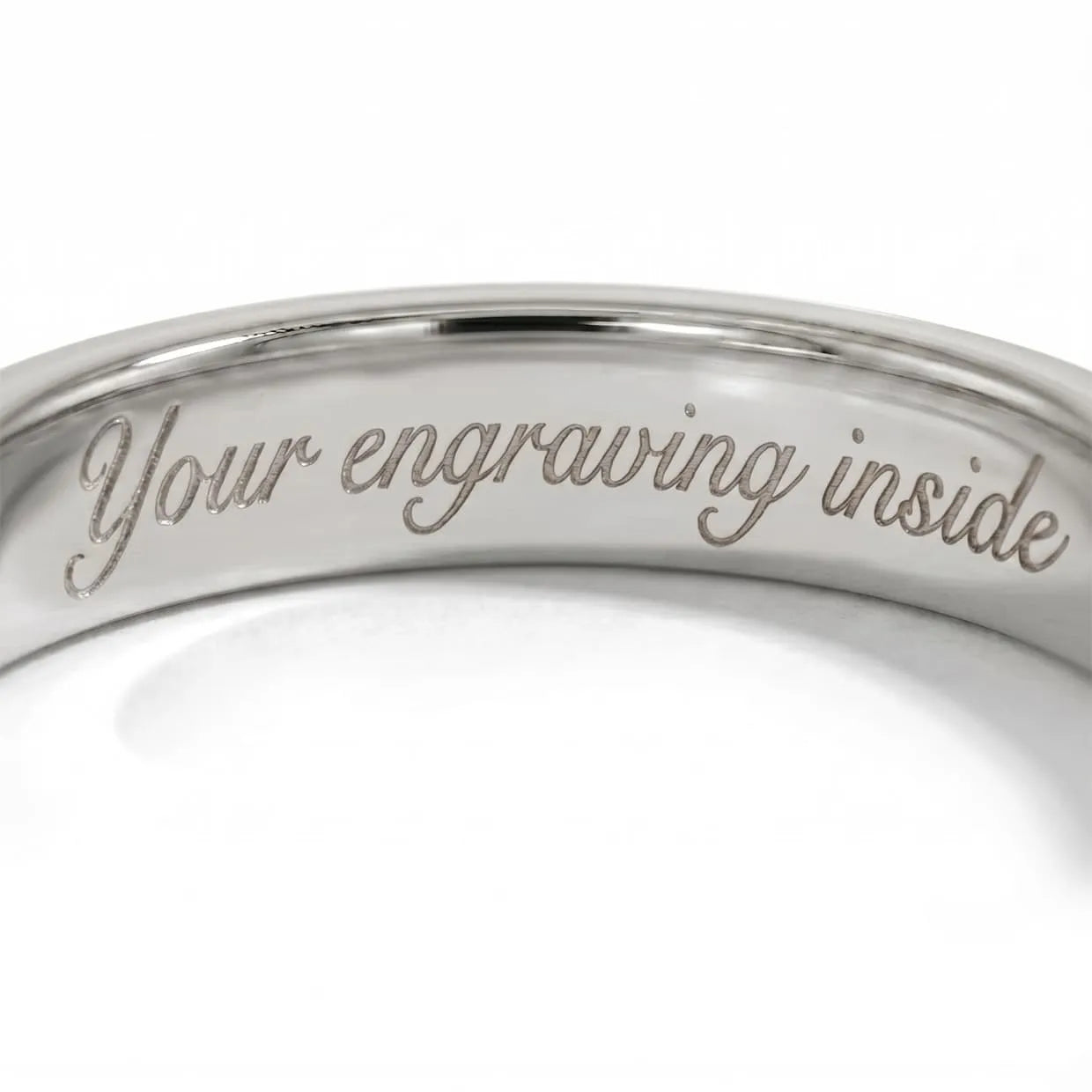 Oxford prinsesse & radiant formet ring i sølv