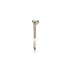 Love solitaire pæreformet diamant forlovelsesring i guld
