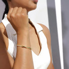 Equestrian forgyldt bangle